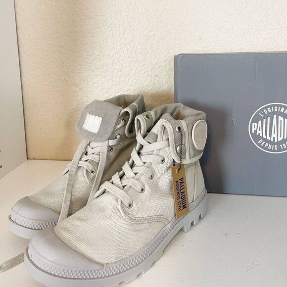 Palladium Men’s ‘Baggy’ sneaker Boots - Vapor/Metal - M8/W9.5 - Picture 7 of 16